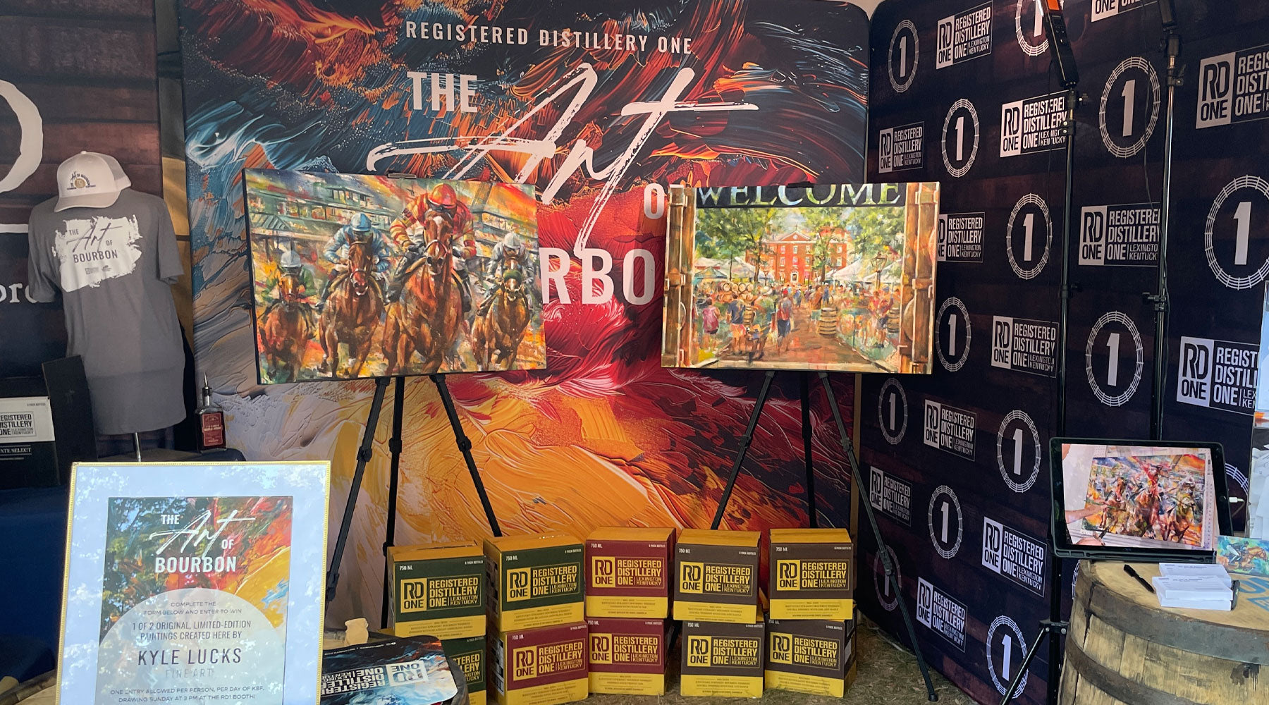 The Art of Bourbon - Live Painting in Kentucky
