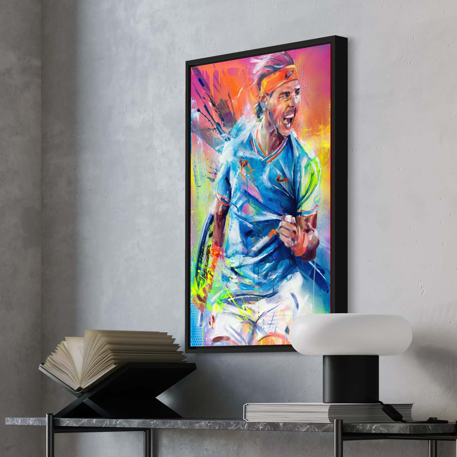 Rafael Nadal – Grand Slam Tennis Champion Fine Art Print by Kyle Lucks
