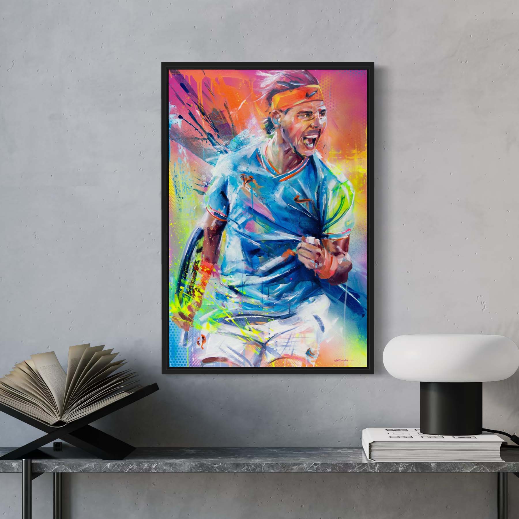 Rafael Nadal – Grand Slam Tennis Champion Fine Art Print by Kyle Lucks