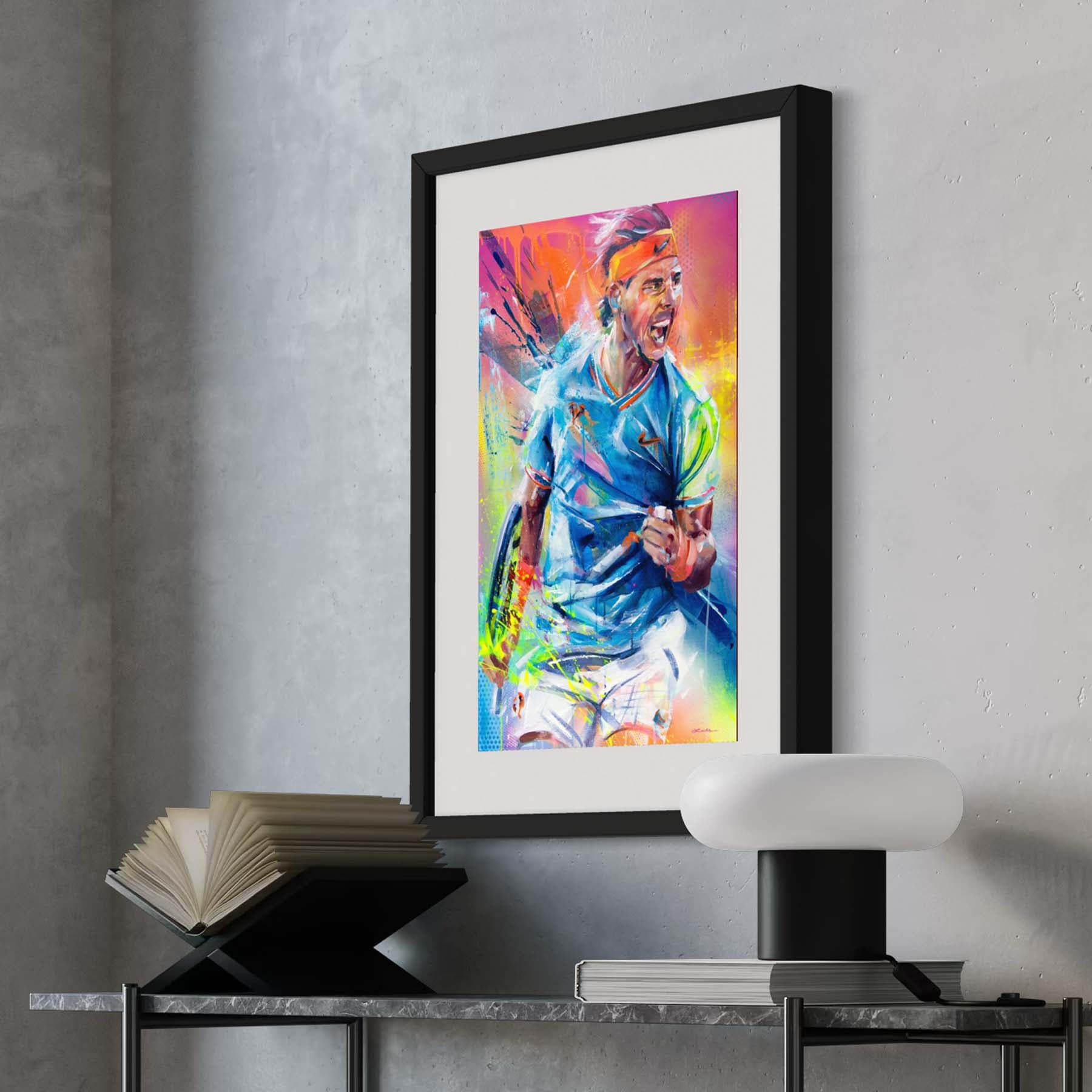Rafael Nadal – Grand Slam Tennis Champion Fine Art Print by Kyle Lucks
