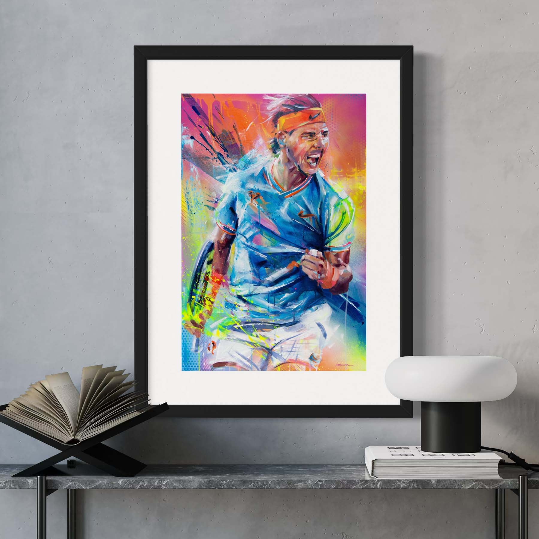 Rafael Nadal – Grand Slam Tennis Champion Fine Art Print by Kyle Lucks