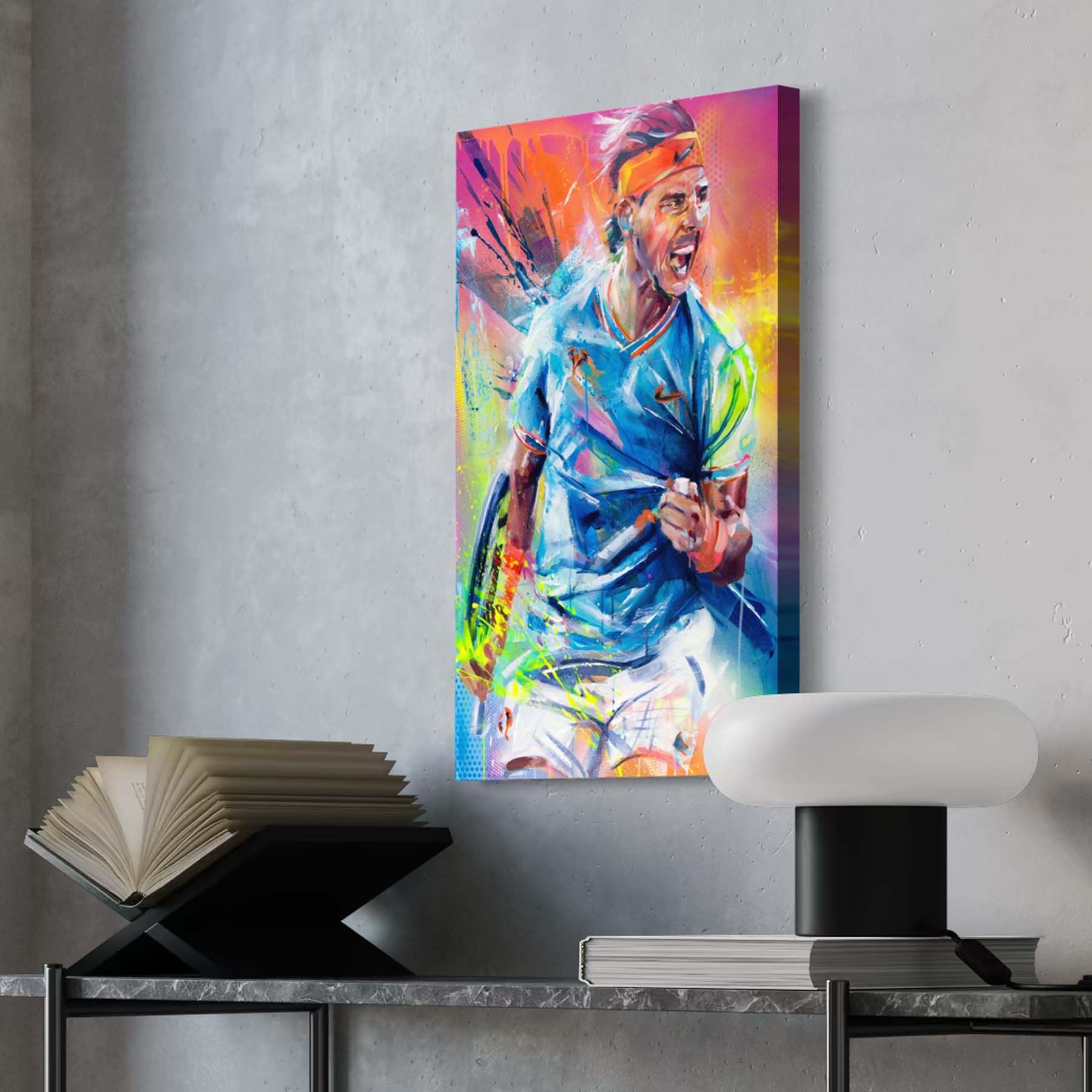 Rafael Nadal – Grand Slam Tennis Champion Fine Art Print by Kyle Lucks