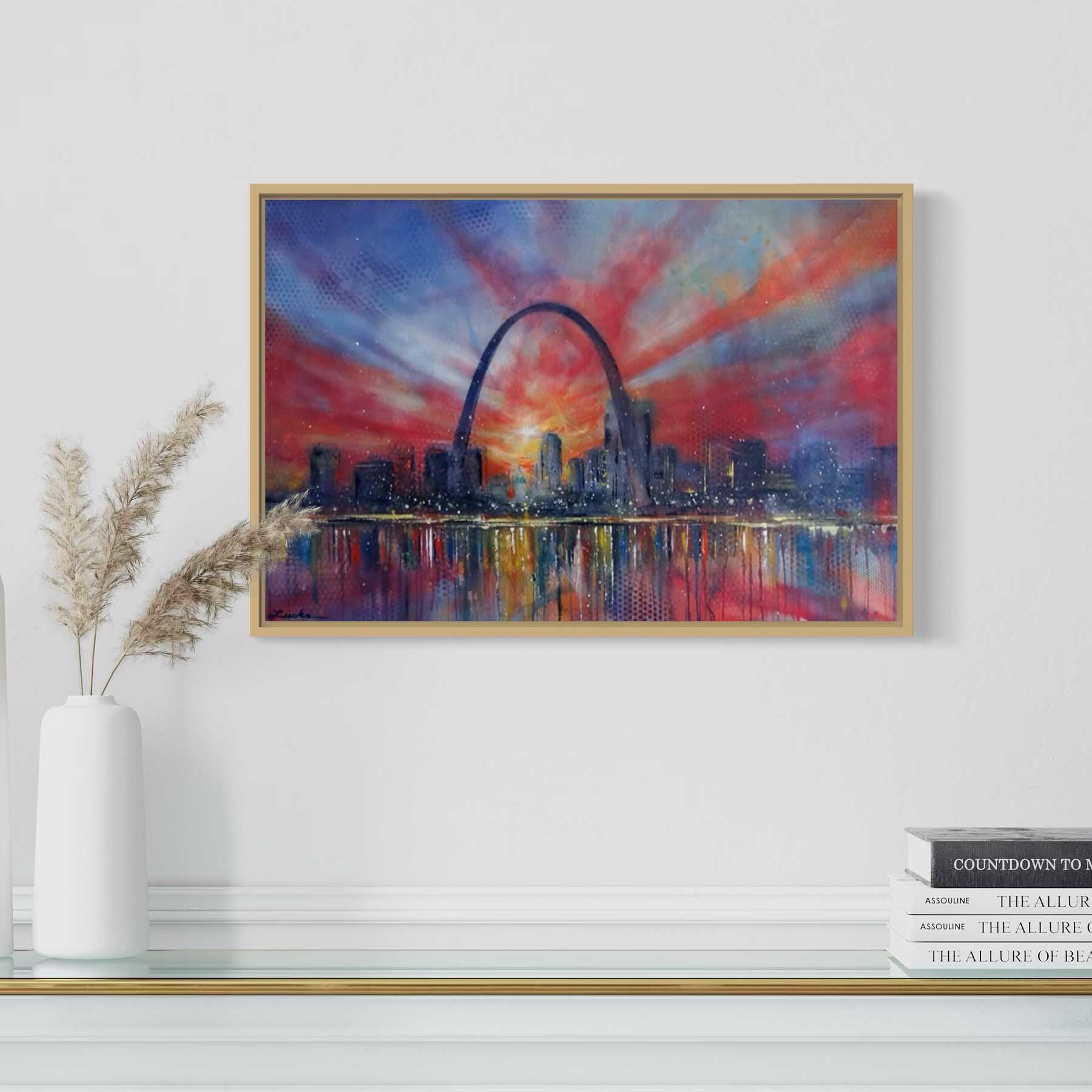 St. Louis Skyline at Sunset