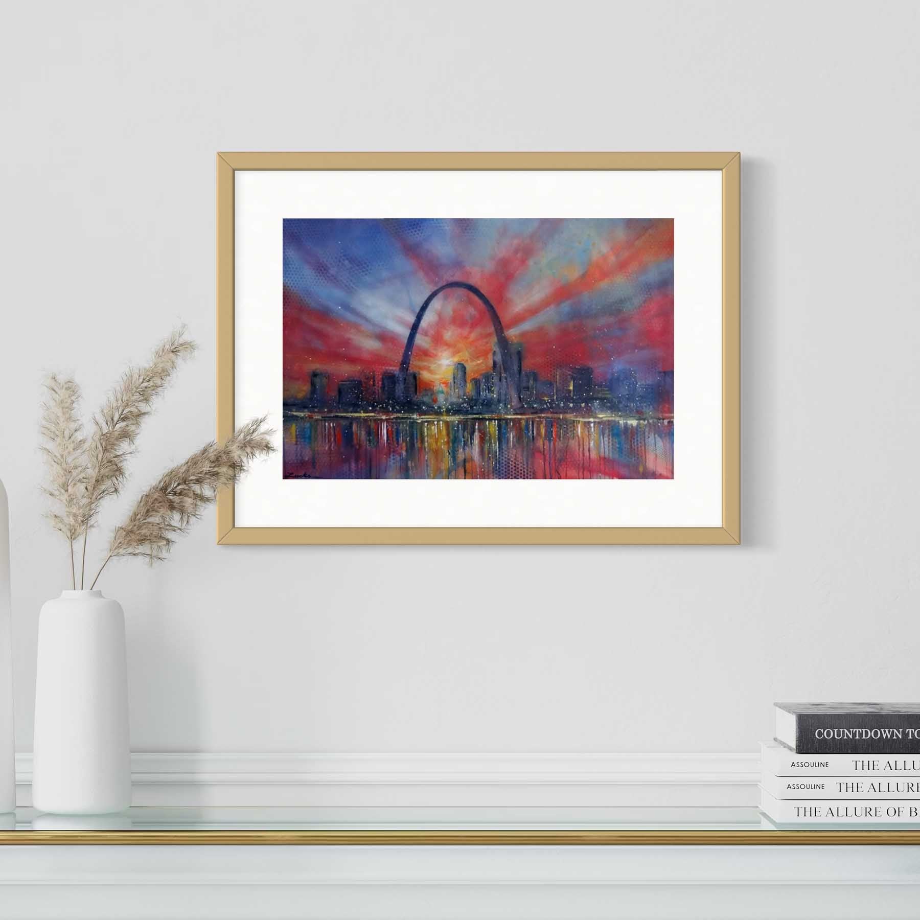 St. Louis Skyline at Sunset