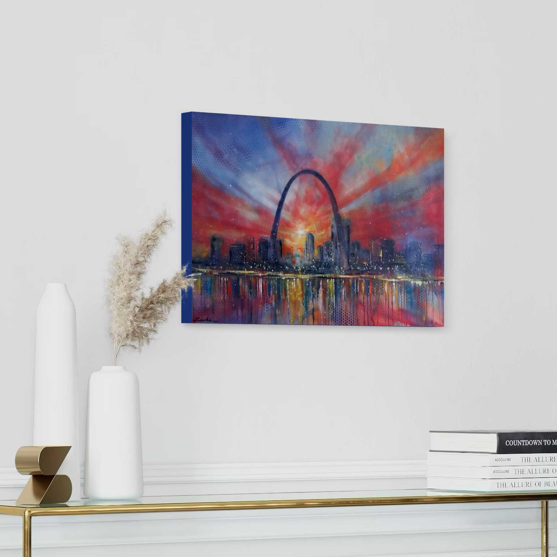St. Louis Skyline at Sunset