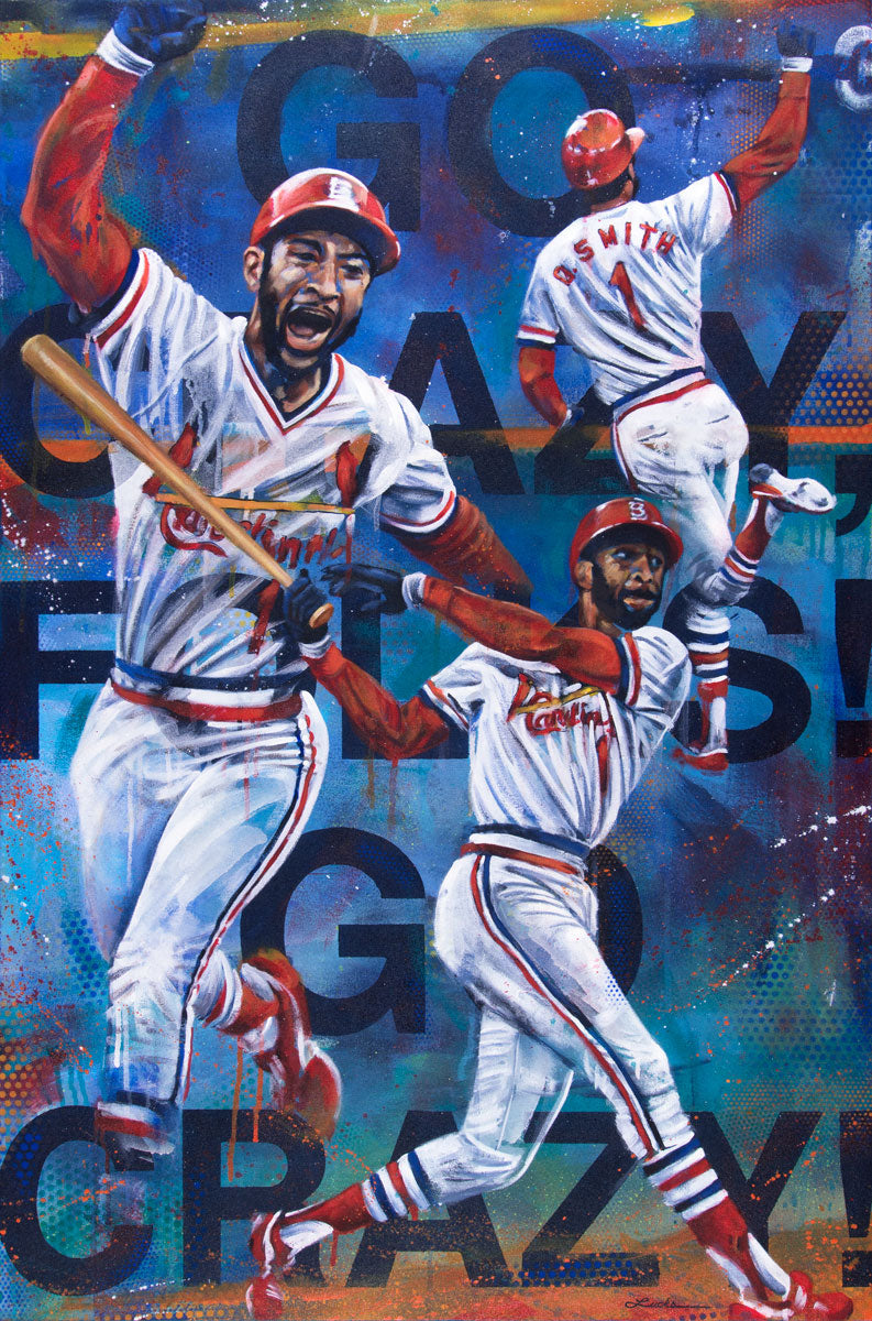 Ozzie Smith “Go Crazy Folks!” *Original*