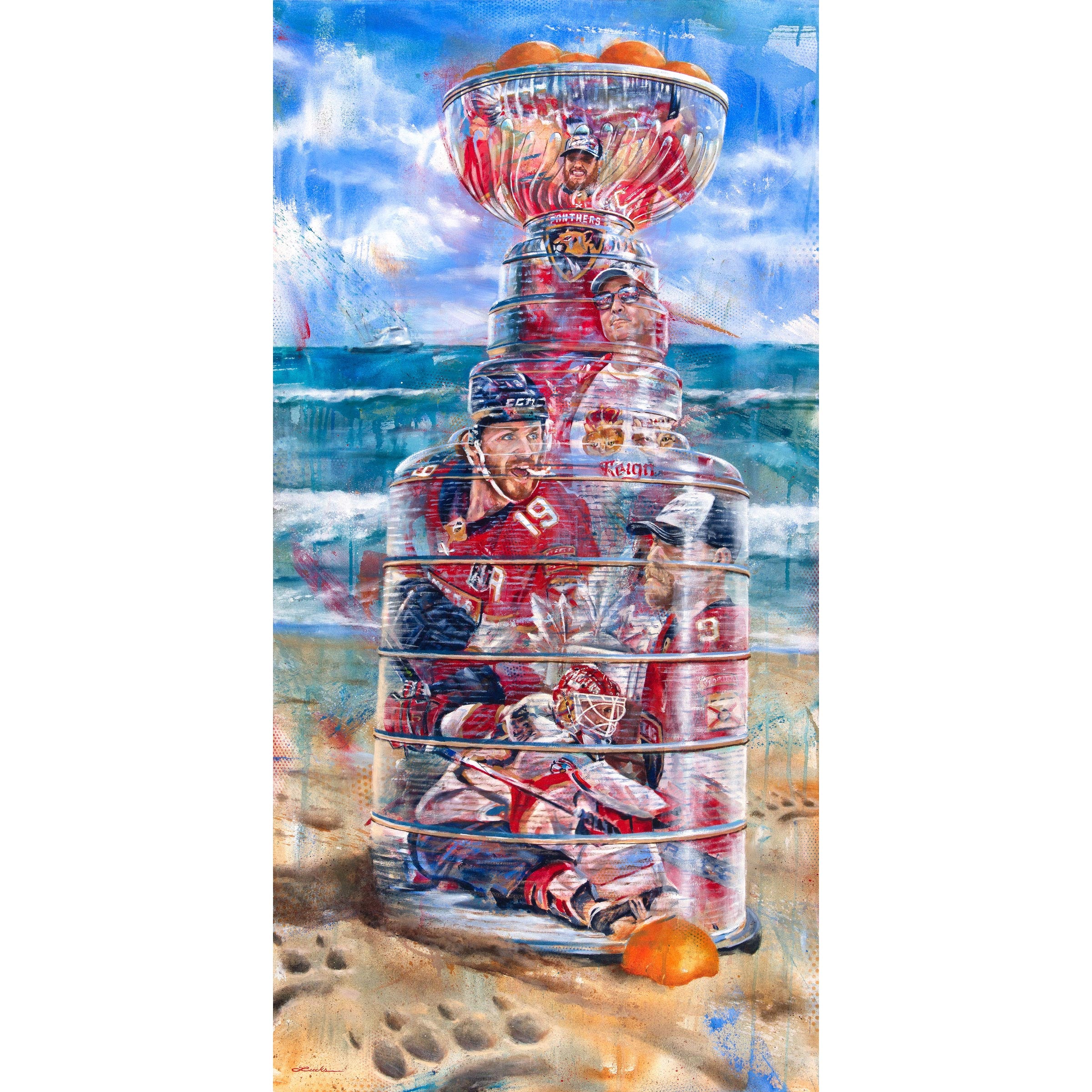 Florida Panthers: Reflections of Victory *Original*