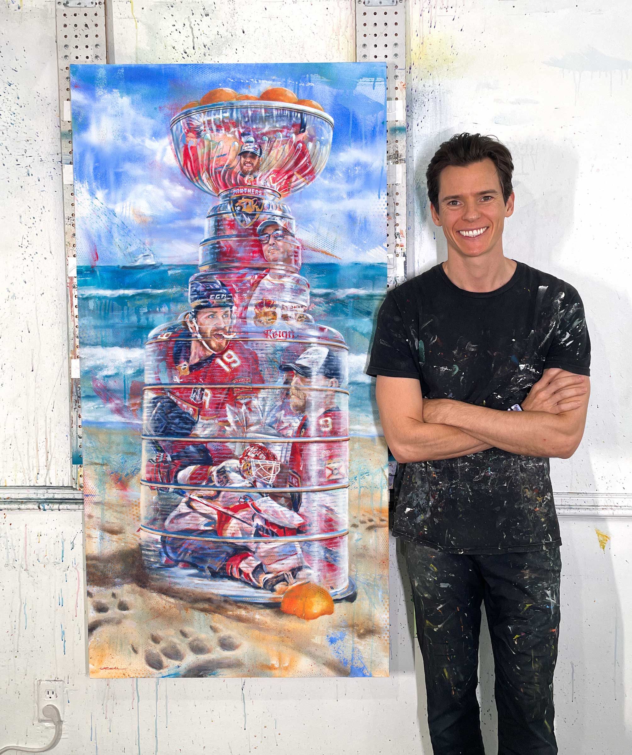 Florida Panthers: Reflections of Victory *Original*