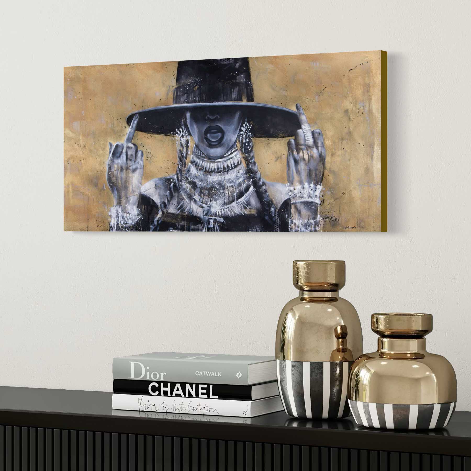 Beyoncé "Queen Bey" - Impresión de pintura de Kyle Lucks