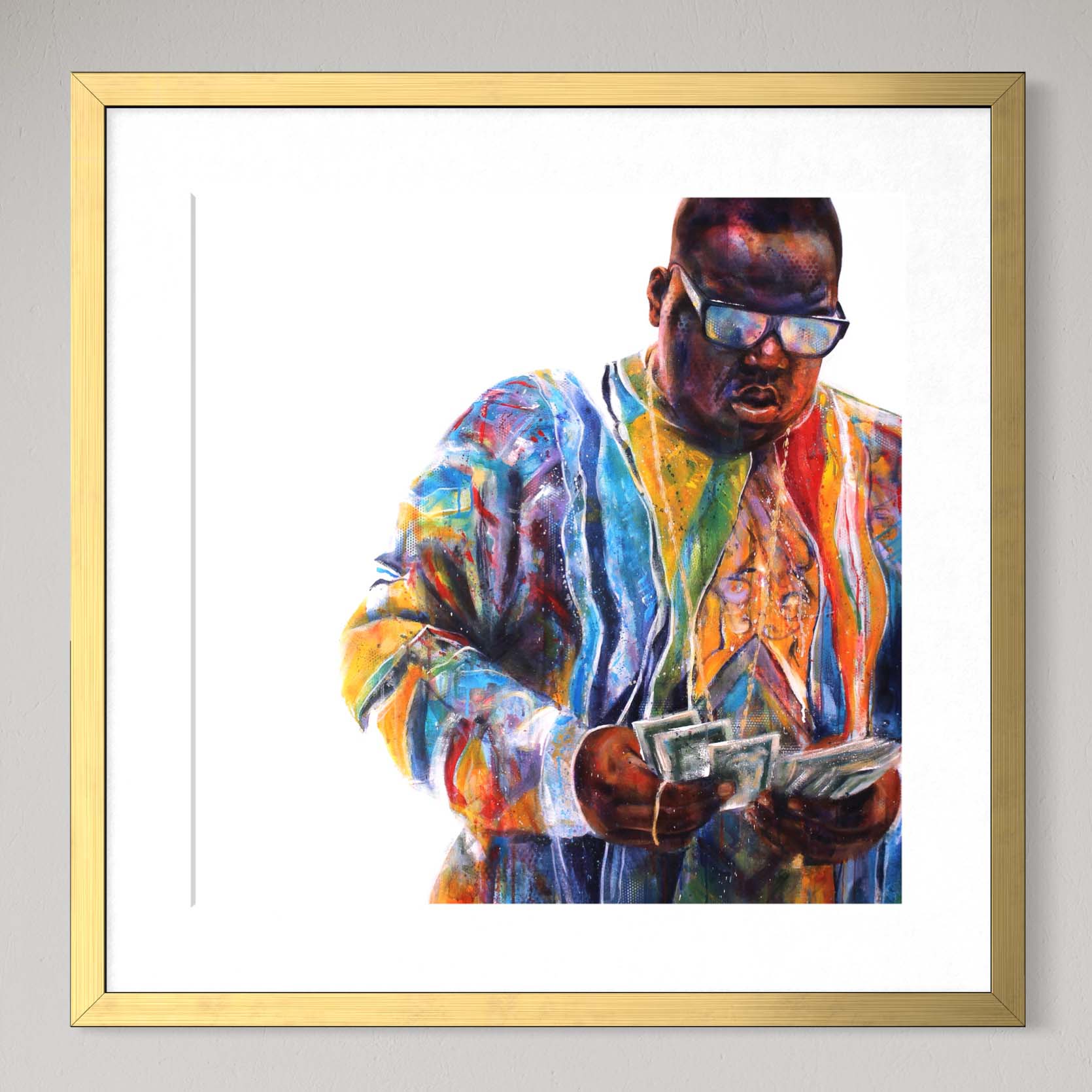 B.I.G. – Hip-hop icon portrait Print | Kyle Lucks