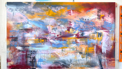 Evolution video of A Memory of Venice painting by Kyle Lucks